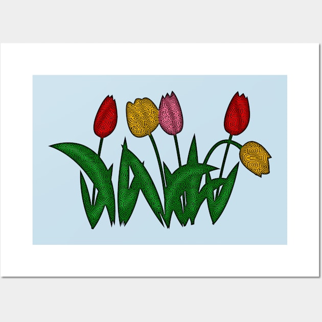 Tulips Wall Art by hammerheadryker